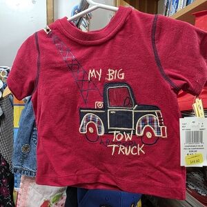 Absorba Red Tow Truck Kids T-Shirt